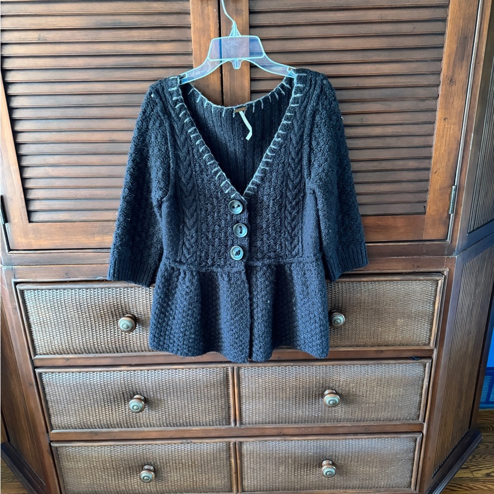 Free People baby doll sweater